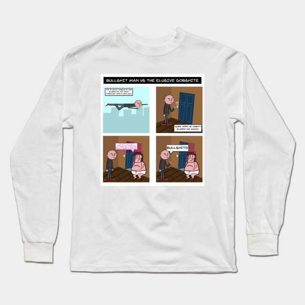 Karl Pilkington - Bullshit Man Long Sleeve T-Shirt by PaulCag